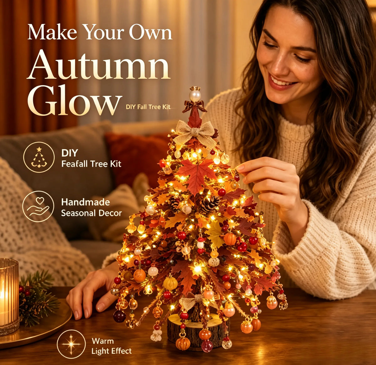 🎄 DIY Beaded Christmas Tree Kit – Create Your Own Sparkling Holiday Decoration