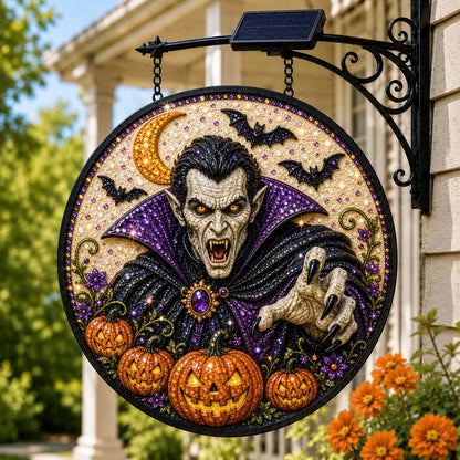 🎃 Solar Halloween LED Hanging Sign Light 👻