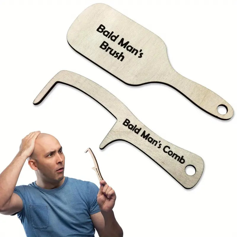 Father's Day Gift-Funny Bald Men Comb Set