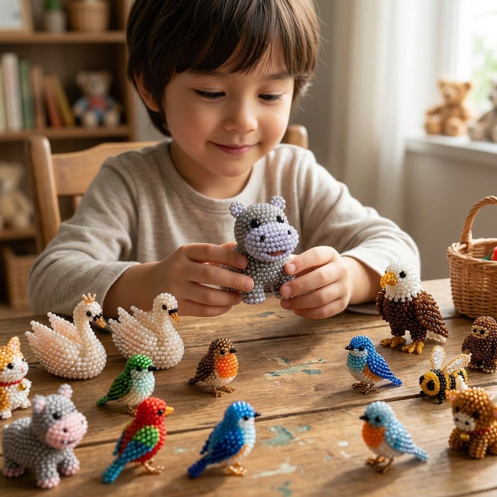 HOT🧵✨ Tiny 3D Beaded Animal DIY Kit