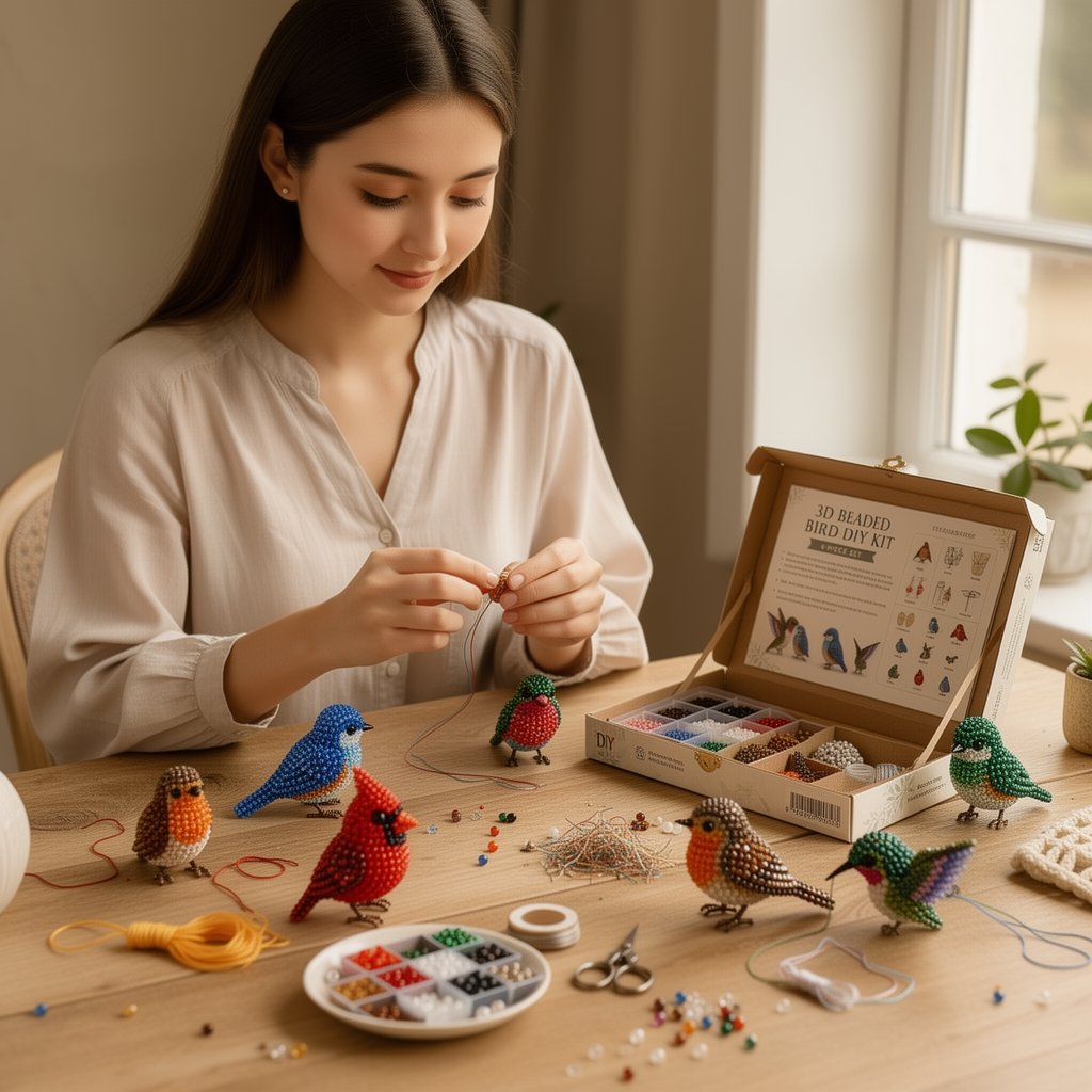 HOT🧵✨ Tiny 3D Beaded Animal DIY Kit