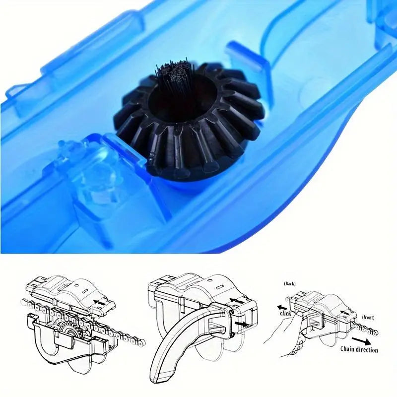 🚴‍♂️ Professional 360° Bike Chain Scrubber