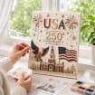 🔥LAST DAY 50% OFF - 🇺🇸 USA 250th Anniversary DIY Pearl Painting Kit ✨❤️‍🔥