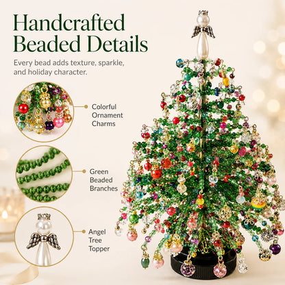 🎄 DIY Beaded Christmas Tree Kit – Create Your Own Sparkling Holiday Decoration