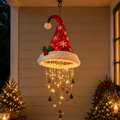 🎅Glowing Santa Hat Chandelier – Make Your Home Sparkle This Christmas! 49% OFF LAST DAY