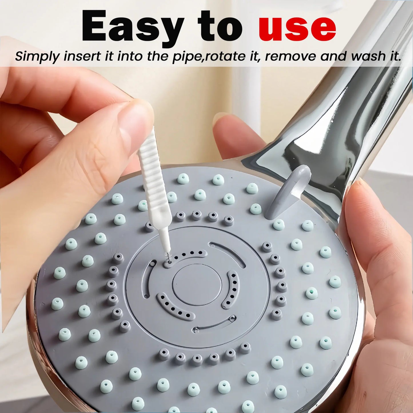 30 Counts Multi-Function Small Gap Shower Head Cleaner Picks
