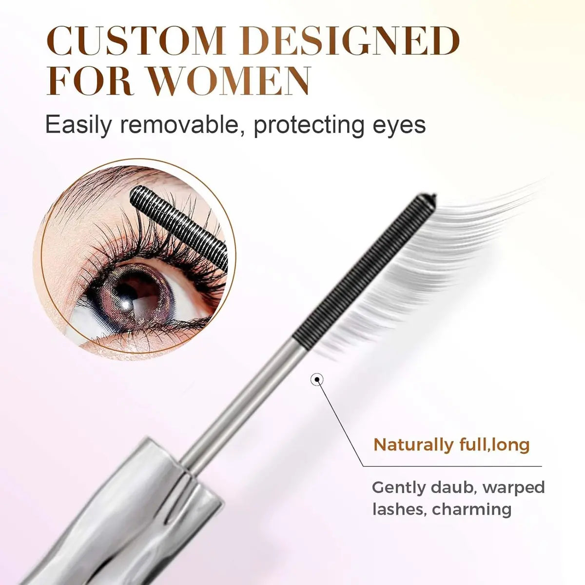 🎁Summer Necessary Sale🤩Lengthening And Curling Long-lasting Mascara, Waterproof & Sweatproof