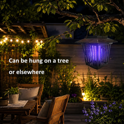 Last day 50％OFF🌙 Solar Mosquito Zapper Light 2-in-1 UV Bug Killer & Outdoor Garden Lamp, Waterproof & Solar Powered