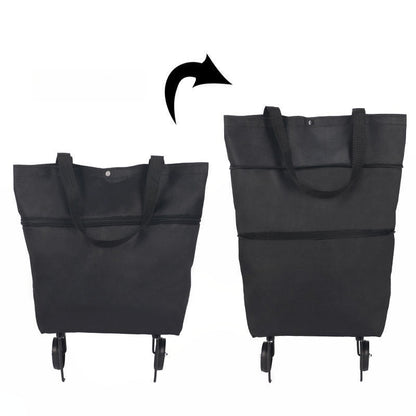 🔥HOT SALE 50% OFF - 🛍️Foldable 2-in-1 Shopping Bag